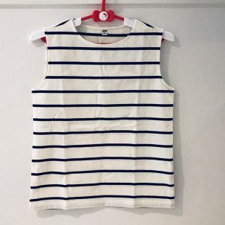 ユニクロ(UNIQLO)のタンクトップ ボーダー（ネイビー×ホワイト）ユニクロ(タンクトップ)