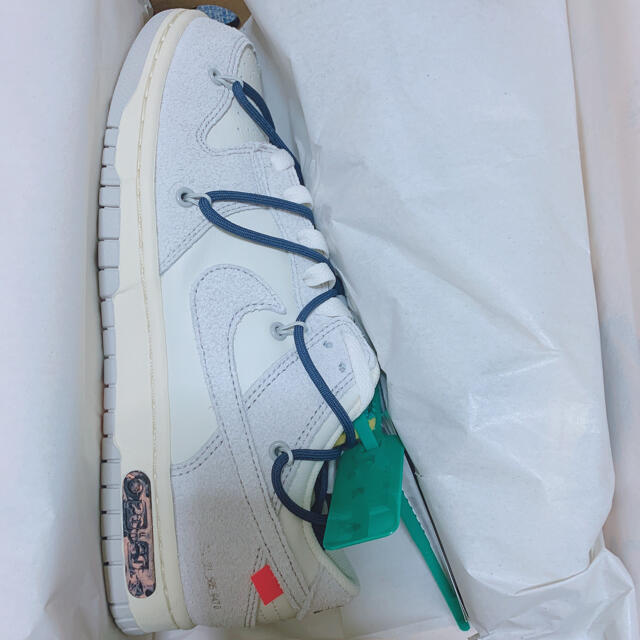NIKE DUNK LOW off-white LOT 20 26.5cm