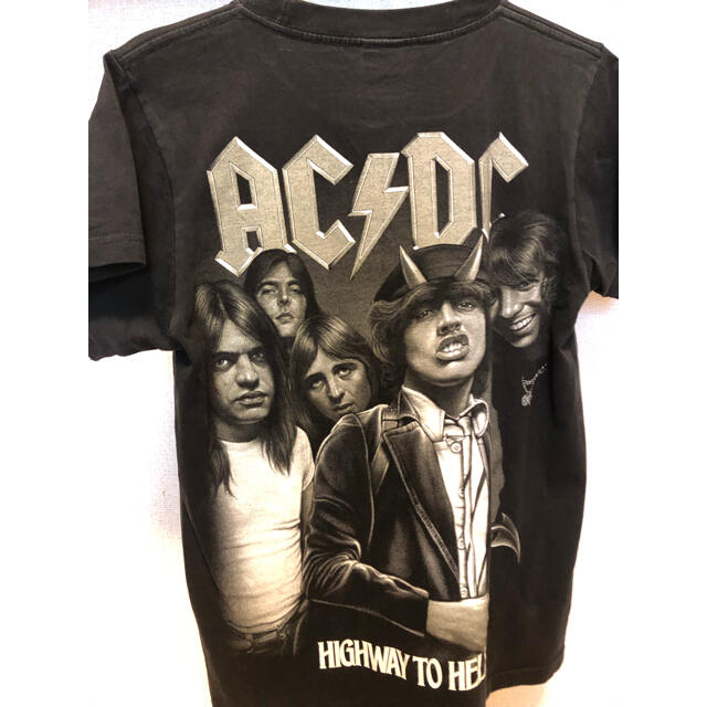 レア・希少品) AC/DC 地獄のハイウェイ バンドTシャツ-