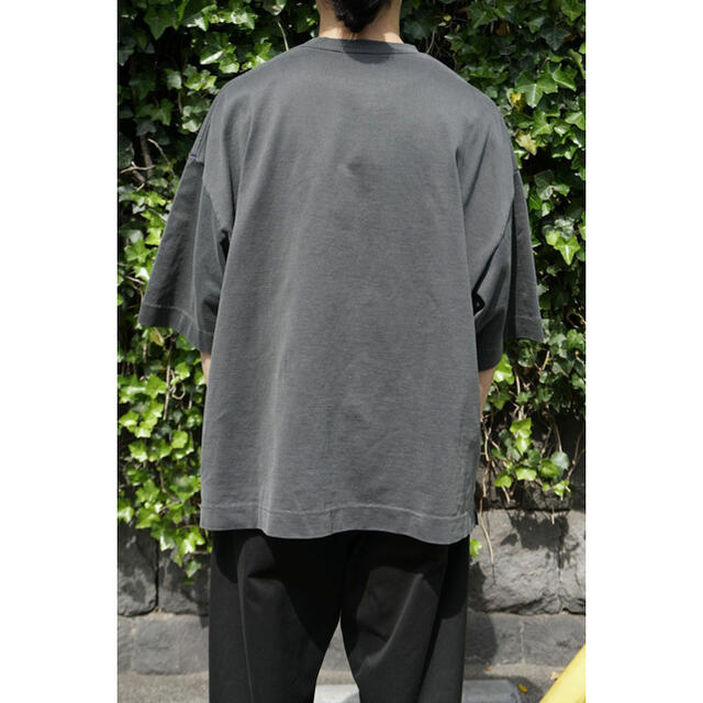 21ss EVCON WIDE S/S T SHIRT BLACK 3 L XL