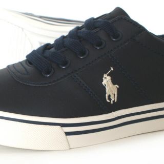 ポロラルフローレン(POLO RALPH LAUREN)のPOLOスニーカー ネイビー✖️ホワイト(スニーカー)