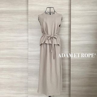 アダムエロぺ(Adam et Rope')のADAM ET ROPE' アダムエロペ　ノースリーブワンピース(ロングワンピース/マキシワンピース)