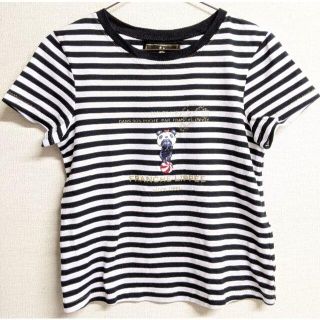 フランシュリッペ(franche lippee)のfranche lippee フランシュリッペ★ボーダーＴシャツ★パンダ(Tシャツ(半袖/袖なし))