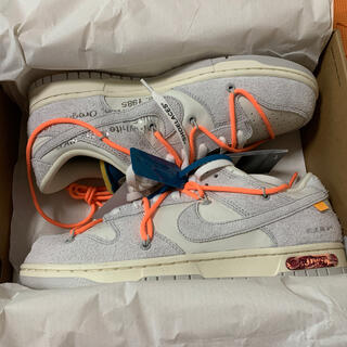 ナイキ(NIKE)のナイキ NIKE ダンク LOW Off-White オフホワイト lot 19(スニーカー)