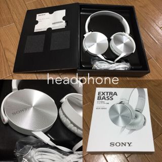 ソニー(SONY)のSONY ベッドホン（白）(ヘッドフォン/イヤフォン)