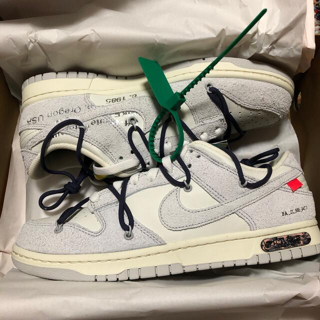OFF WHITE × NIKE DUNK LOW 