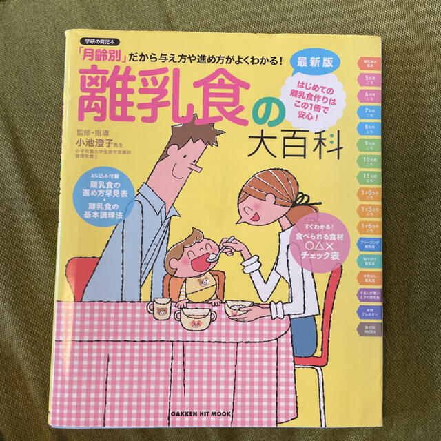 離乳食の大百科 : 最新版 : 「月齢別」だから与え方や進め方がよくわかる! エンタメ/ホビーの本(住まい/暮らし/子育て)の商品写真