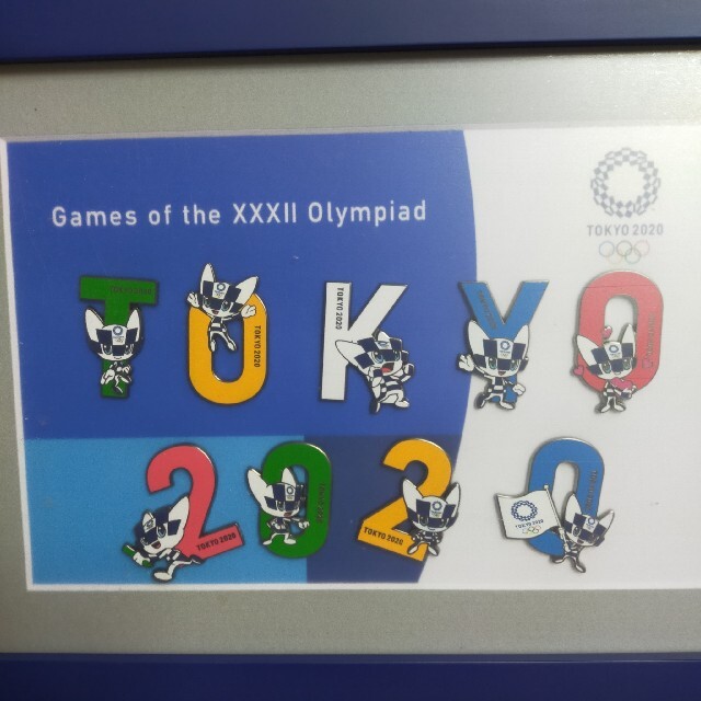 東京2020オリンピック 額装ピンバッジセット