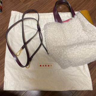 マルニ(Marni)のマルニ⭐︎マルチカラー　レザーバッグ⭐︎drawer購入品⭐︎(ショルダーバッグ)