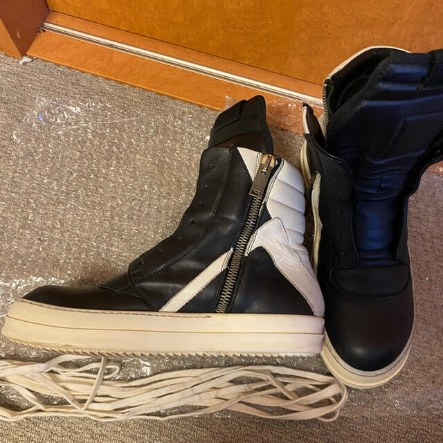 安全保証付き リックオウエンス ジオバスケット Rick Owens スニーカー