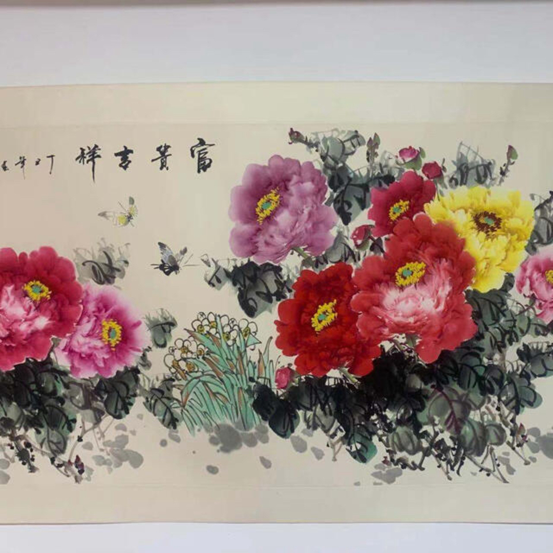 【値下げ】掛軸（古月） エンタメ/ホビーの美術品/アンティーク(絵画/タペストリー)の商品写真