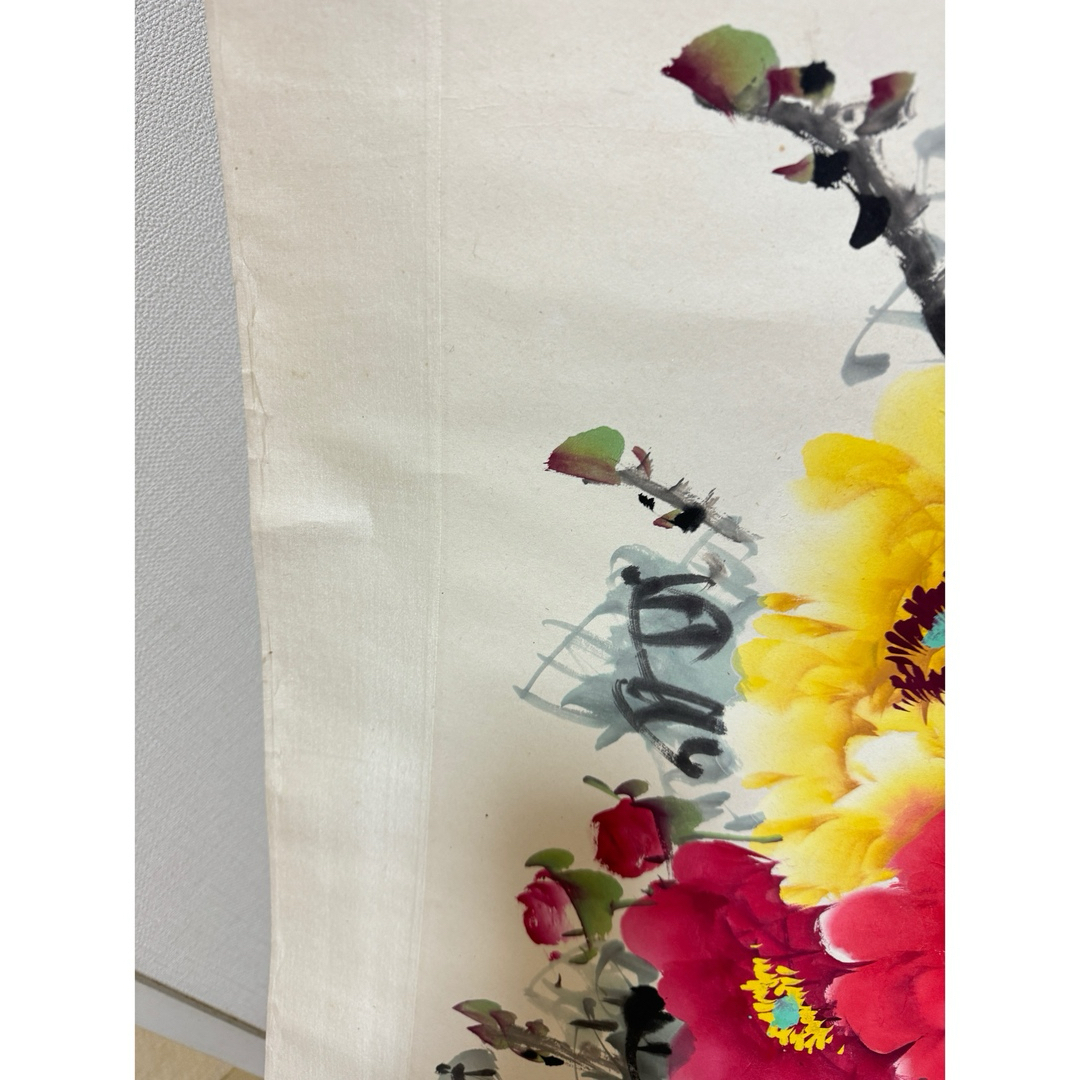 【値下げ】掛軸（古月） エンタメ/ホビーの美術品/アンティーク(絵画/タペストリー)の商品写真