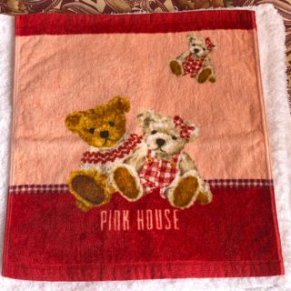 ピンクハウス(PINK HOUSE)のピンクハウス　ピンクベアー　ハンドタオル　1枚(タオル/バス用品)