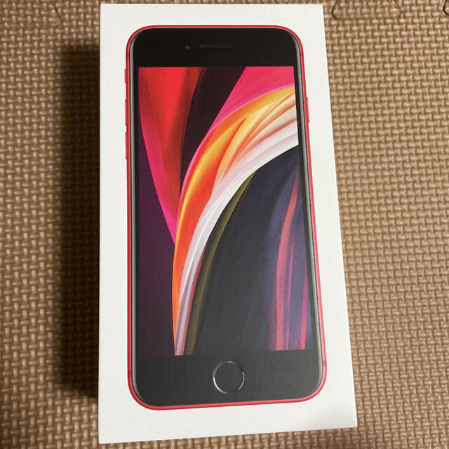 Apple(アップル)のiPhone SE2 第二世代 128GB RED スマホ/家電/カメラのスマートフォン/携帯電話(スマートフォン本体)の商品写真