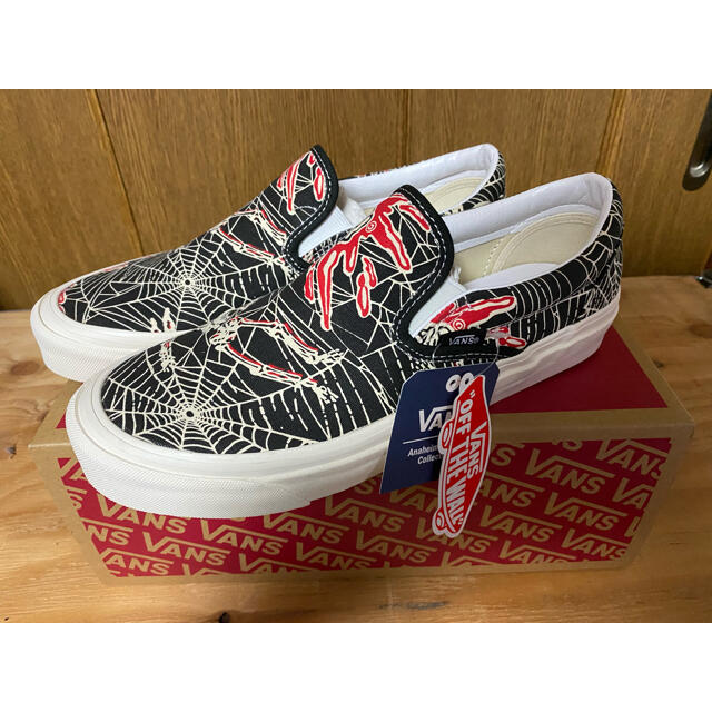 特別価格！！　VANS スカルスパイダー　スリッポン　バンズ　26cm us8