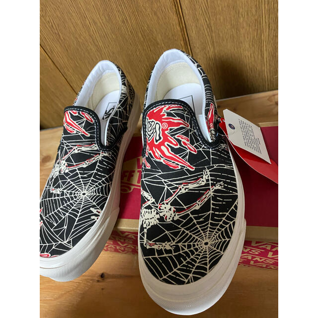 特別価格！！　VANS スカルスパイダー　スリッポン　バンズ　26cm us8