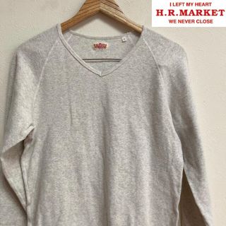 ハリウッドランチマーケット(HOLLYWOOD RANCH MARKET)の【複数割】HOLLYWOOD RANCH MARKET ロンT 無地　黒Lサイズ(Tシャツ/カットソー(七分/長袖))