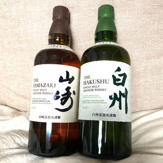 サントリー(サントリー)の山崎　白州　サントリーシングルモルトウイスキー　700ml(ウイスキー)