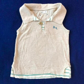 ビケット(Biquette)のビケット  100  トップス 襟付き タンクトップ ノースリーブ 女の子(Tシャツ/カットソー)