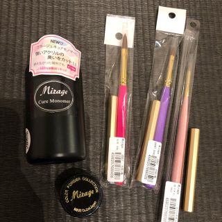 ミスミラージュ　キュアモノマー　セット(ネイル用品)