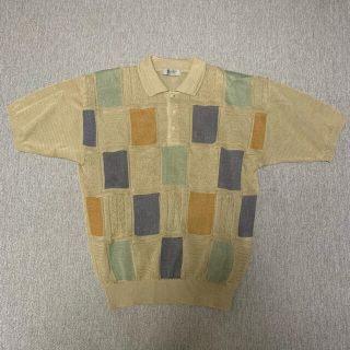 クージー(COOGI)のCOOGI似 クージー 3Dニット ニットポロ 古着 vintage(ポロシャツ)