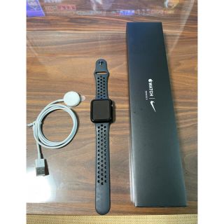 アップルウォッチ(Apple Watch)のApple Watch Nike +series3 42mm（はっしーさん専用）(腕時計(デジタル))