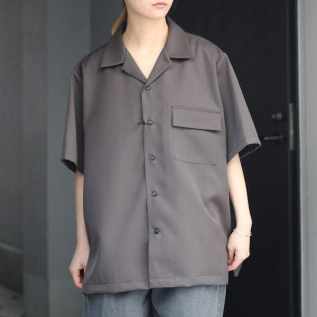 STEIN WOOLGABADINE DOWN PATTERN SS SHIRT