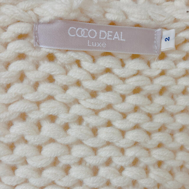 COCO DEAL ローゲージ ハンドニットガウン