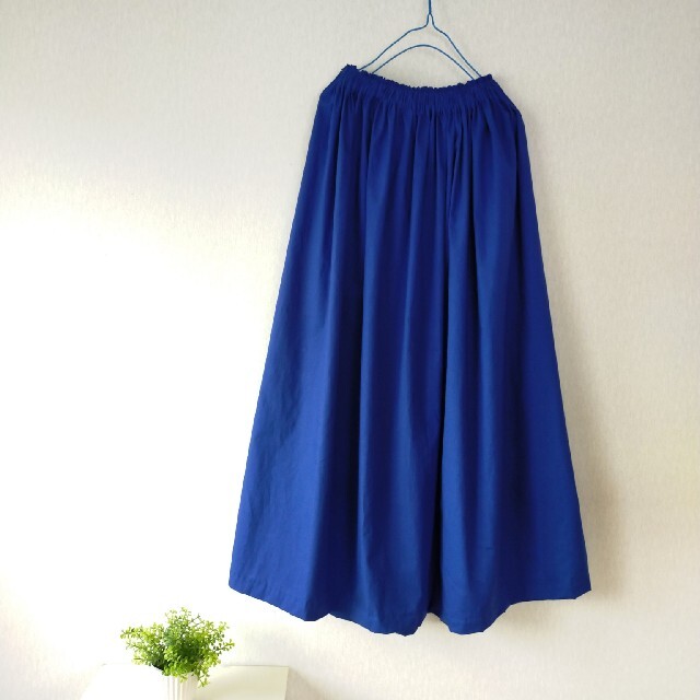 SALE【全19色】人気のロイヤルブルー • 日本製 • コットンスカート