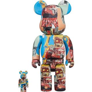 メディコムトイ(MEDICOM TOY)のBE@RBRICK BASQUIAT #6  100％ & 400％(キャラクターグッズ)