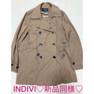インディヴィ(INDIVI)の♡新品同様♡ インディヴィ　INDIVI レインジャケット　コート　トレンチ(トレンチコート)