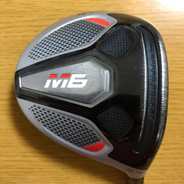テーラーメイド M6 3W フェアウェイウッド 3番 ヘッドのみ 新しい ... キャロウェイスリーブ装着 MCI60BK APEX適合