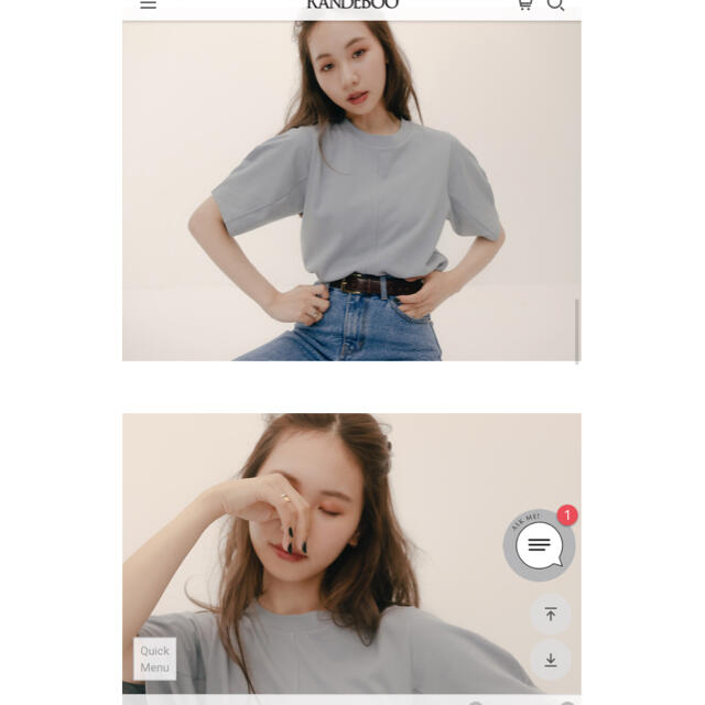 TODAYFUL(トゥデイフル)のrandeboo minimalパフtee レディースのトップス(Tシャツ(半袖/袖なし))の商品写真