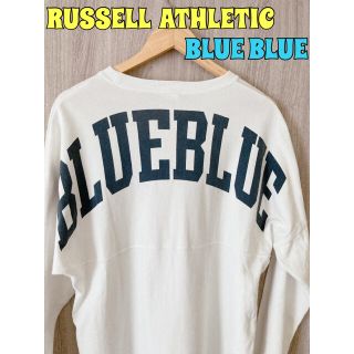 ブルーブルー(BLUE BLUE)のBLUE BLUE×RUSSELL ATHLETICコラボ　フットボールTシャツ(Tシャツ/カットソー(七分/長袖))