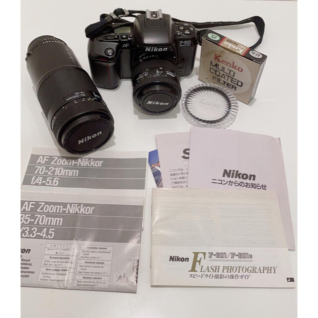 NIKON　F601 QUARTZ DATE　一眼レフフィルムカメラ　レンズ付