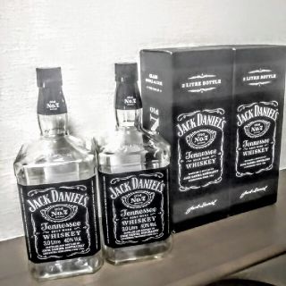 ジャックダニエル３L　空き瓶2本(アルコールグッズ)