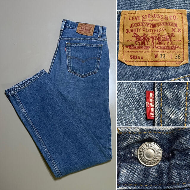 90s Levi's 501 Made in USA Size33 L36