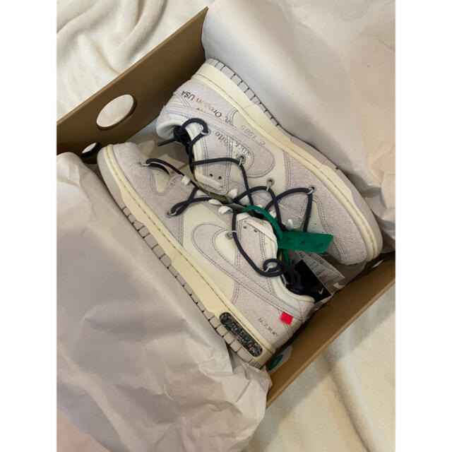 US10.5 Off-White×Nike Dunk Low Lot 20