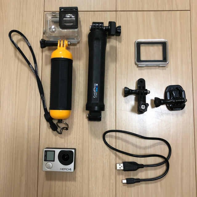 GoPro(ゴープロ)の【週末特価】GoPro Hero4 スマホ/家電/カメラのカメラ(コンパクトデジタルカメラ)の商品写真