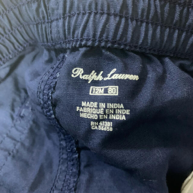 POLO RALPH LAUREN(ポロラルフローレン)のラルフローレン　ショートパンツ　80センチ キッズ/ベビー/マタニティのベビー服(~85cm)(パンツ)の商品写真