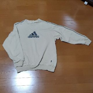 アディダス(adidas)のadidas ベージュスエット(トレーナー/スウェット)