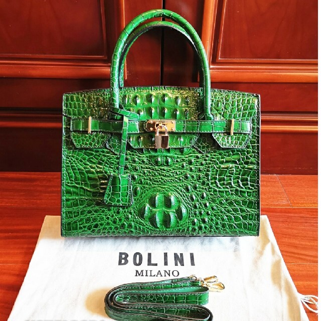 ★美品★BOLINI ミニショルダーバッグ ハンドバッグ 2WAY レザー