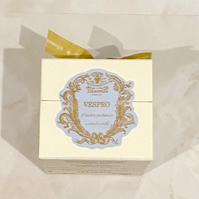 Santa Maria Novella(サンタマリアノヴェッラ)のサンタマリアノヴェッラ　アロマキャンドル　ヴェスプロ　ブルー コスメ/美容のリラクゼーション(キャンドル)の商品写真