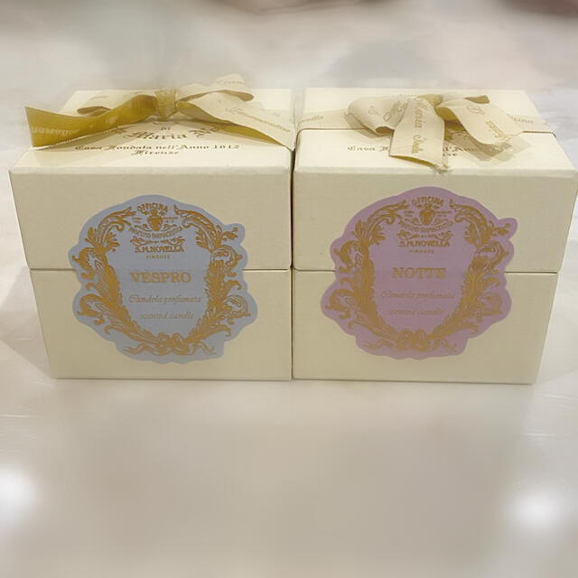 Santa Maria Novella(サンタマリアノヴェッラ)のサンタマリアノヴェッラ　アロマキャンドル　ヴェスプロ　ブルー コスメ/美容のリラクゼーション(キャンドル)の商品写真