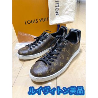 ルイヴィトン(LOUIS VUITTON)の箱・保存袋付き【美品】ルイヴィトン　モノグラム　スニーカー　26〜26.5cm位(スニーカー)