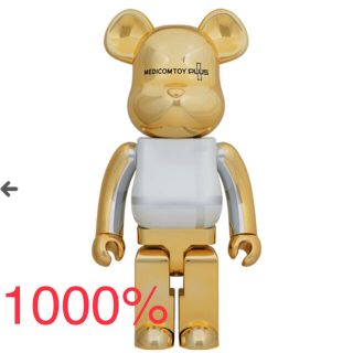 メディコムトイ(MEDICOM TOY)のBE@RBRICK MEDICOM TOY PLUS GOLD CHROME(キャラクターグッズ)