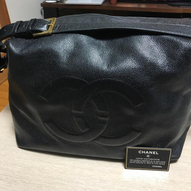 シャネル CHANEL ショルダー バッグ キャビアスキン ココマーク