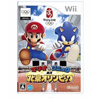 ニンテンドウ(任天堂)のWiiソフト☆ マリオ&ソニック AT 北京オリンピック(家庭用ゲームソフト)