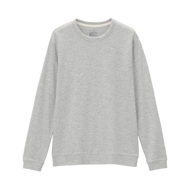 MUJI (無印良品)(ムジルシリョウヒン)の無印良品 ムラ糸天竺編み長袖Tシャツ 紳士XS グレー メンズのトップス(Tシャツ/カットソー(七分/長袖))の商品写真