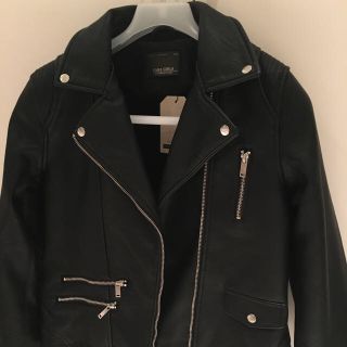 ザラキッズ(ZARA KIDS)のフェイクレザージャケット(ライダースジャケット)